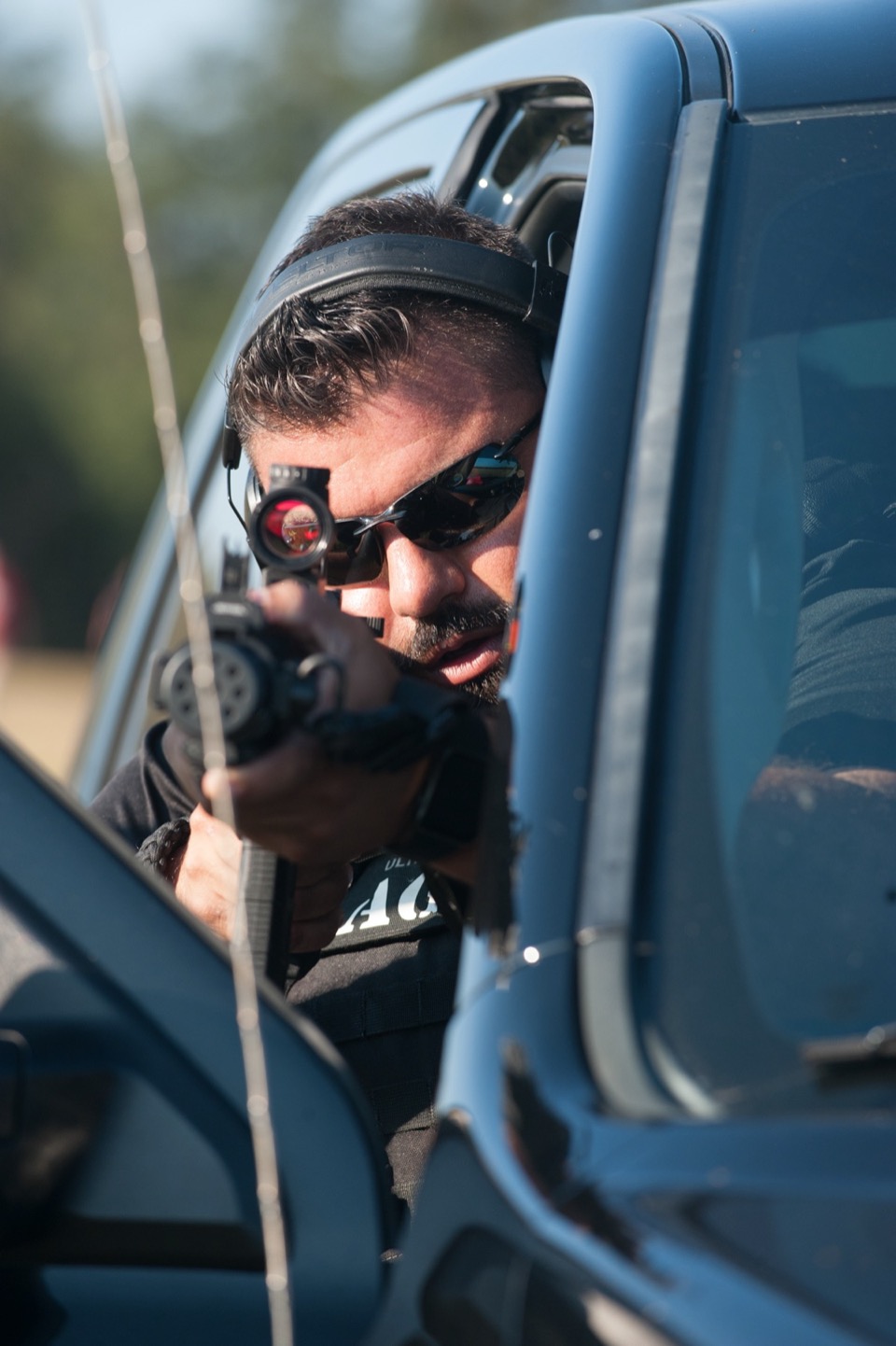 USS Academy outdoor range shooting practice