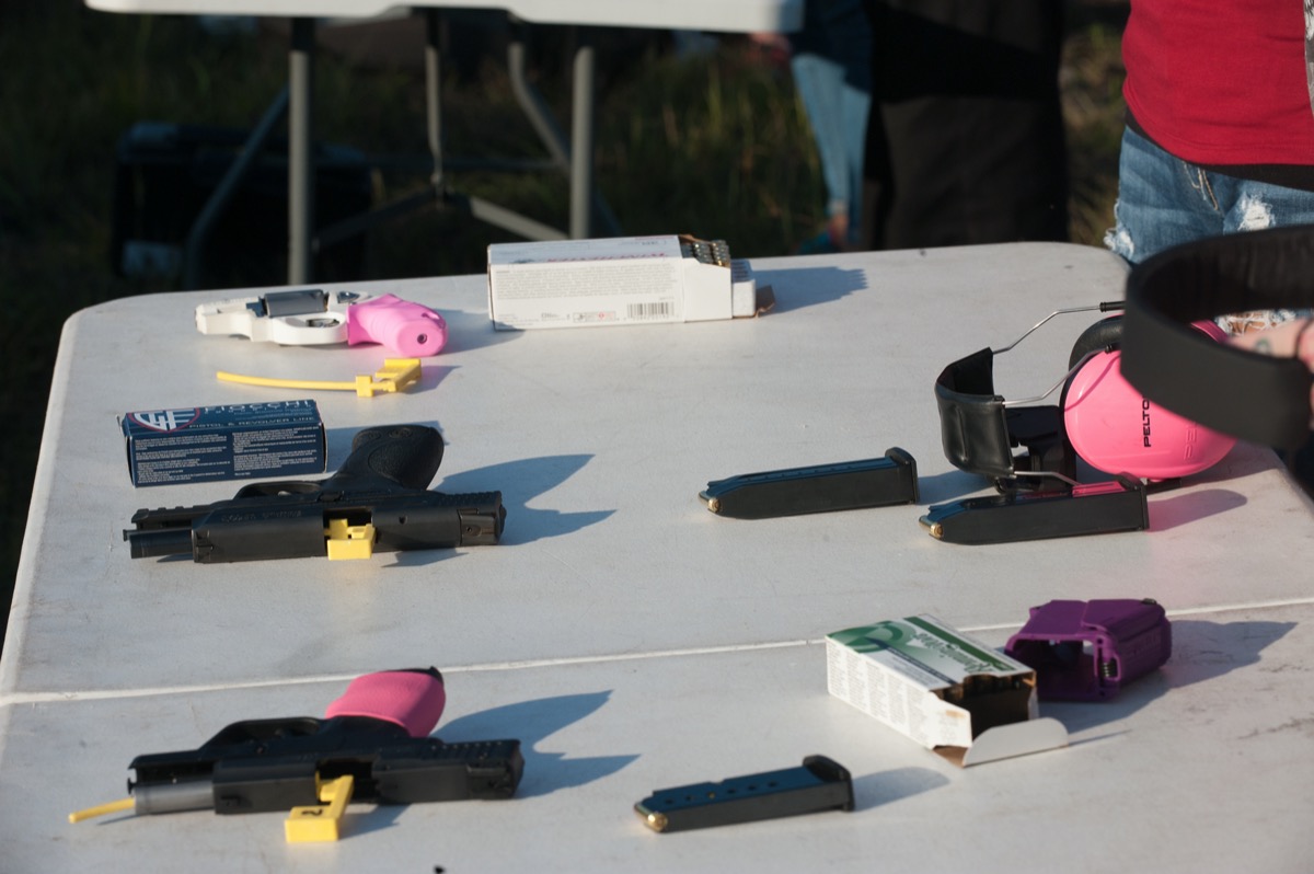 USS Academy outdoor range shooting practice