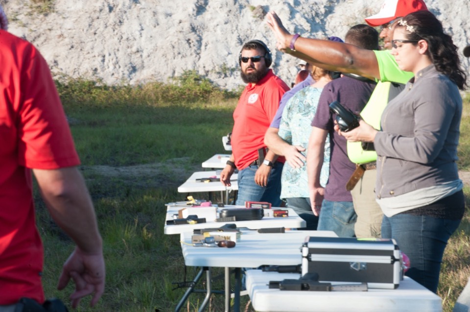 USS Academy outdoor range shooting practice