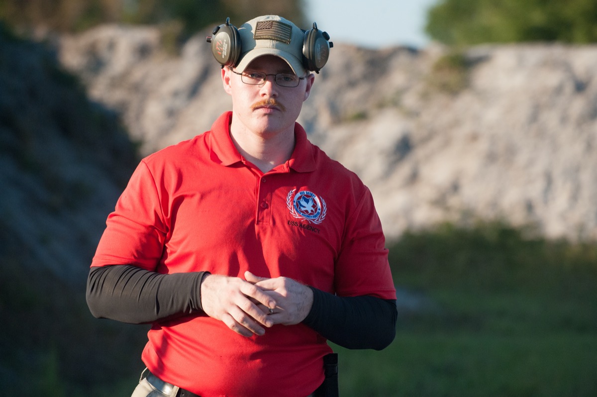USS Academy outdoor range shooting practice