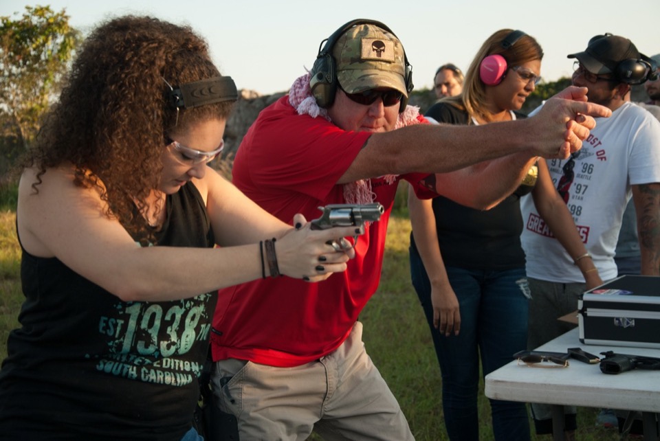 USS Academy outdoor range shooting practice