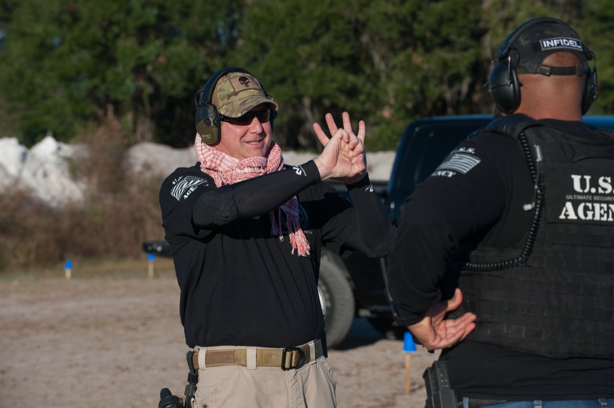 USS Academy outdoor ranch firearms training