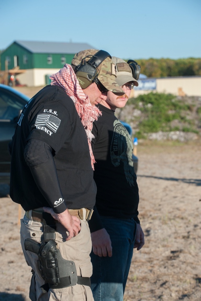 USS Academy outdoor ranch firearms training