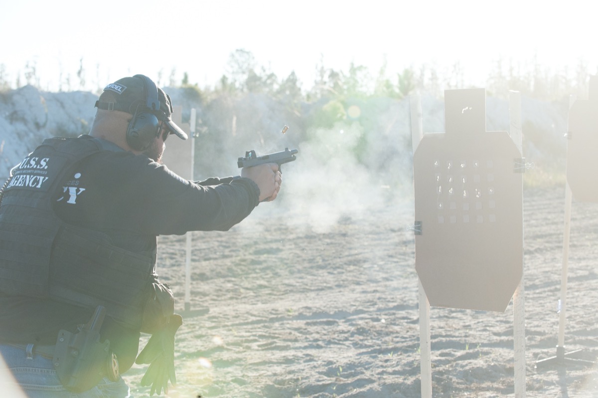 USS Academy outdoor ranch firearms training