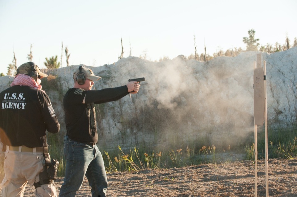 USS Academy outdoor ranch firearms training