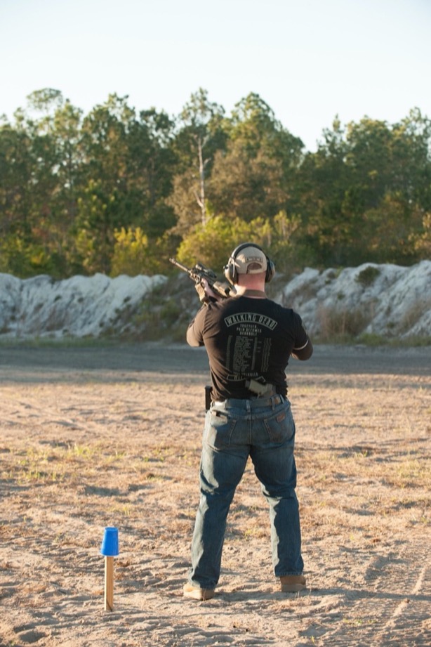 USS Academy outdoor ranch firearms training