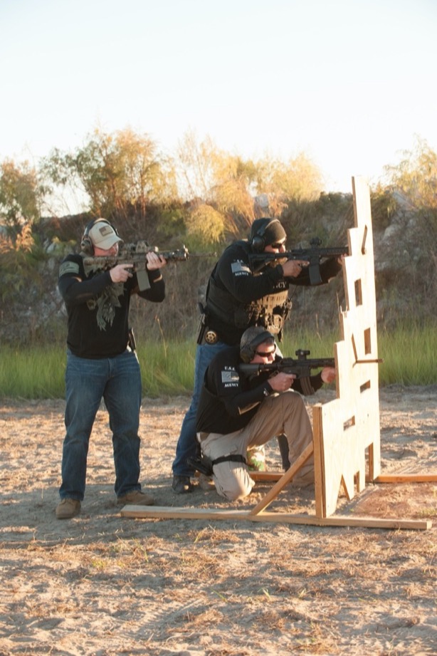 USS Academy outdoor ranch firearms training