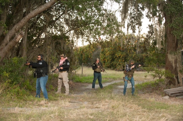 USS Academy outdoor ranch firearms training