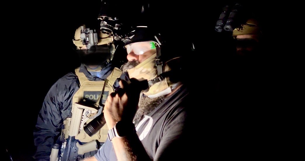 Night vision gear training at USS Academy